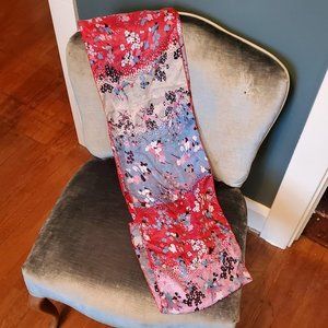 Cherry Blossom inspired lightweight scarf
